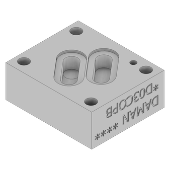 Ductile Crossover Cover Plate - DD03COPB