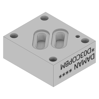 Ductile Crossover Cover Plate - DD03COPBM