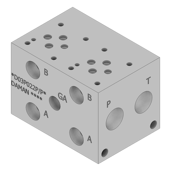 Ductile Valve Manifold - DD03P022P/PA