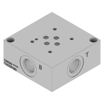 Ductile Valve Subplate - DD03SPS8S
