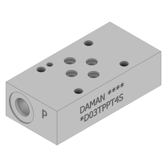 Ductile Tapping Plate - DD03TPPT4S