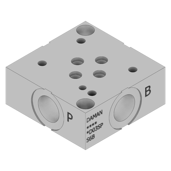 Ductile Valve Subplate - DD03SPS6B