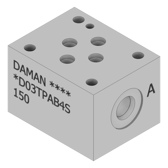 Ductile Tapping Plate - DD03TPAB4S150