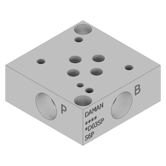 Ductile Valve Subplate - DD03SPS6P
