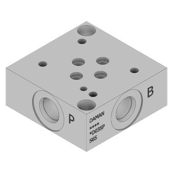 Ductile Valve Subplate - DD03SPS6S