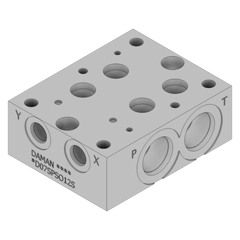 Ductile Valve Subplate - DD07SPSO12S