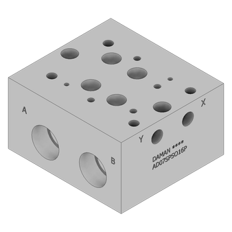 Ductile Valve Subplate - DD07SPSO16P