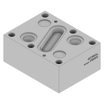 Ductile Crossover Cover Plate - DD08COP