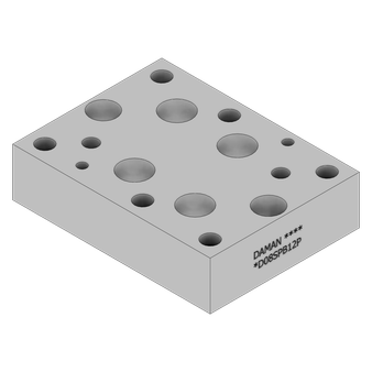Ductile Valve Subplate - DD08SPB12P