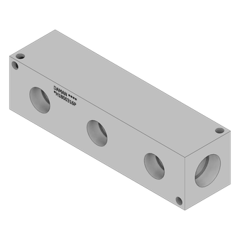 Ductile Header Block - DH1800316P