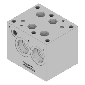 Ductile Valve Subplate - DD08SPRVS20S