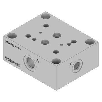 Ductile Valve Subplate - DP06SPS08S