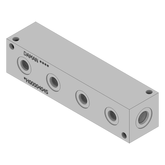 17-4 H1150 Stainless Header Block - SH0000404S
