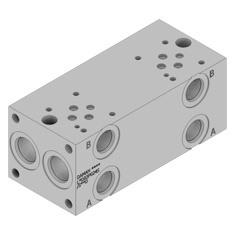 Aluminum FlexMount Manifold - LAD03P024S/SPAD