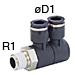 1/2" X NPT1/2 Standard Tube Fitting - PHW1/2-N4U
