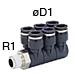 1/2" X NPT3/8 Standard Tube Fitting - PAT1/2-N3U