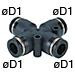 12MM Standard Tube Fitting - PZA12