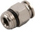 Straight Male Metal Release Collet 6mm Tube x 1/2" Swift-Fit - 57000-6-1/2