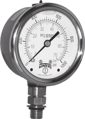 Representative Winters PFQ manufacturer catalog image; see ordered pressure range and SAE connection specifications
