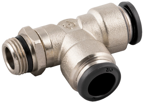 Swivel Run Tee 6mm Tube x 1/8" Swift-Fit - 50222N-6-1/8