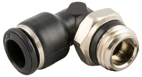 Composite Swivel Elbow 8mm (5/16") Tube x 1/4" Swift-Fit - 55110-8-1/4