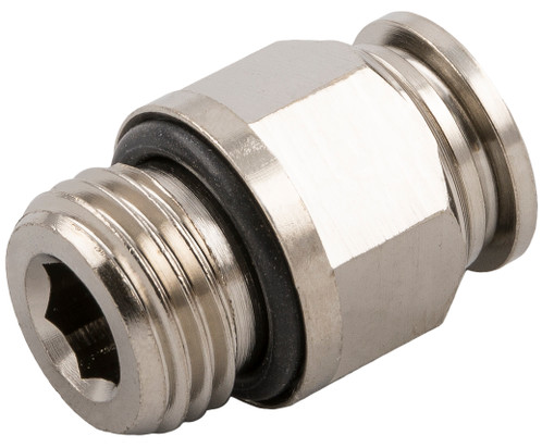 Straight Male Metal Release Collet 4mm (5/32") Tube x M5 - 57020-4-M5