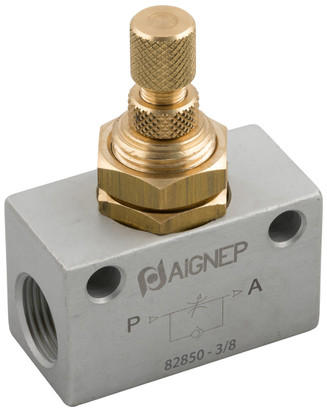 Inline Aluminum Flow Control  3/8" NPTF Female - 82850-06