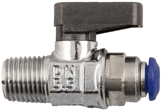 Ball Valve 5/32" (4mm) Tube x 1/8" Male NPTF - 86330-53-02
