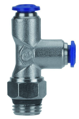 Swivel Male Run Tee 1/8" Tube x 1/8" Swift-Fit - 87222-02-02