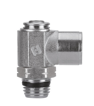 Flow Control (Needle Valve), Screw 1/4" Female NPTF x 1/4" Swift-Fit - 88972-04-04