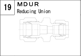 MDUR manufacturer series illustration; representative only. Size, dimensions and finish vary by model.