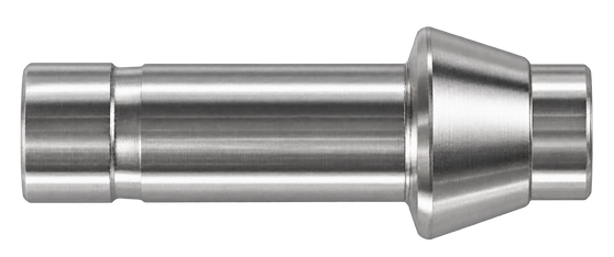 DPC stainless steel compression fitting — representative colored series image; dimensions vary by model.