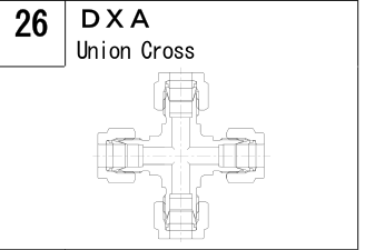 DXA manufacturer series illustration; representative only. Size, dimensions and finish vary by model.
