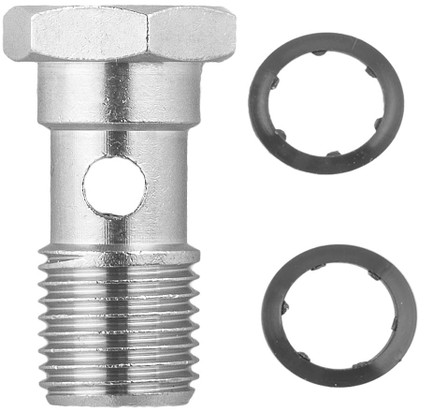 Single Banjo Stem 1/4" BSPP - 51410-1/4