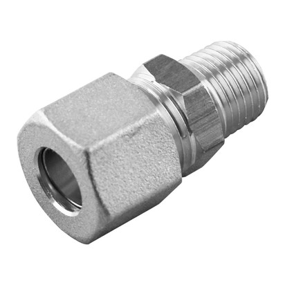 Cmp Str Ml 10mm x 1/4 BSPT (Brass) - 13480-10-1/4