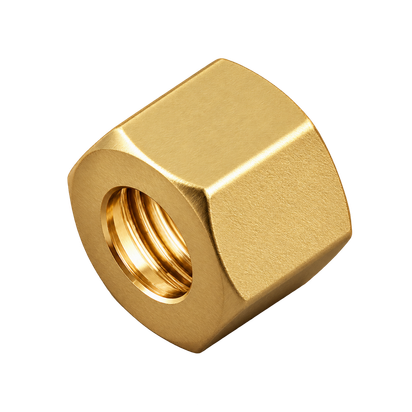 AIG-13680 brass compression fitting — representative colored series image; dimensions vary by model.