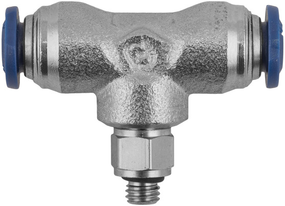 Swivel Male Branch Tee 1/8" Tube x 10-32 UNF - 88215-02-32