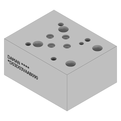 Aluminum Valve Adaptor - AD03D03VAAB090