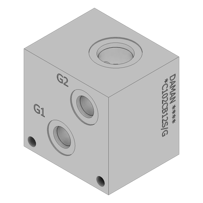 Aluminum Common Cavity Body - AC102CB12S/G