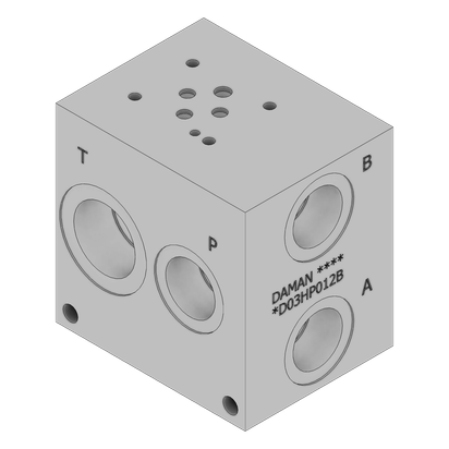 Aluminum Valve Manifold - AD03HP012B