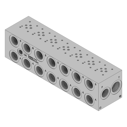 Aluminum Valve Manifold - AD03HP072S/C