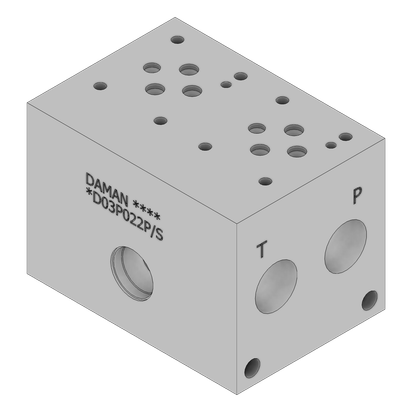 Aluminum Valve Manifold - AD03P022P/S