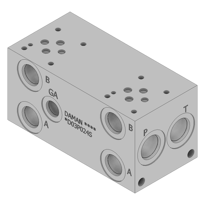 Aluminum Valve Manifold - AD03P024S