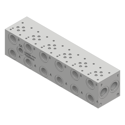 Aluminum Valve Manifold - AD03P062S/PC