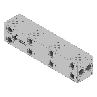 Aluminum Valve Manifold - AD03P044S/PC
