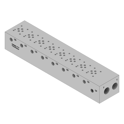 Aluminum Valve Manifold - AD03PB082P