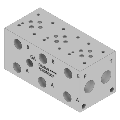 Aluminum Valve Manifold - AD03S032P