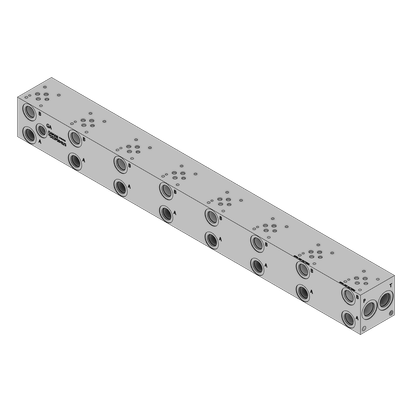 Aluminum Valve Manifold - AD03P084S/S