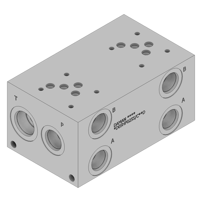Aluminum Valve Manifold - AD05HP025S/CPAD