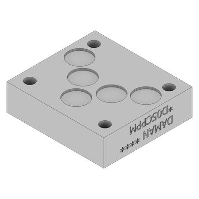 Aluminum Cover Plate - AD05CPPM
